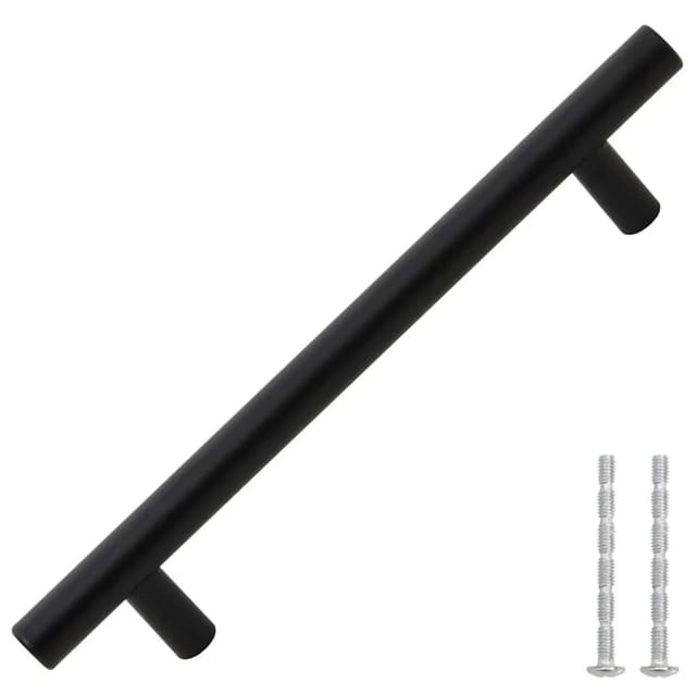 vidaXL Möbelgriffe 10 Stk Schwarz 160 mm Edelstahl 155367
