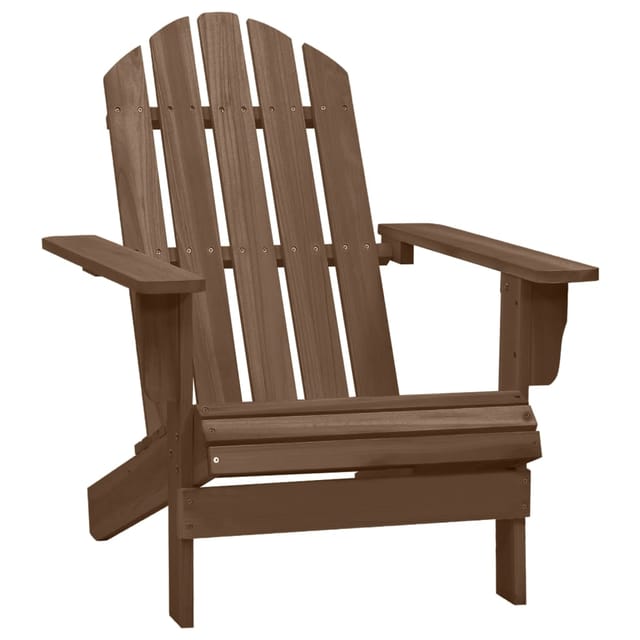 vidaXL Gartenstuhl Holz Braun 45703