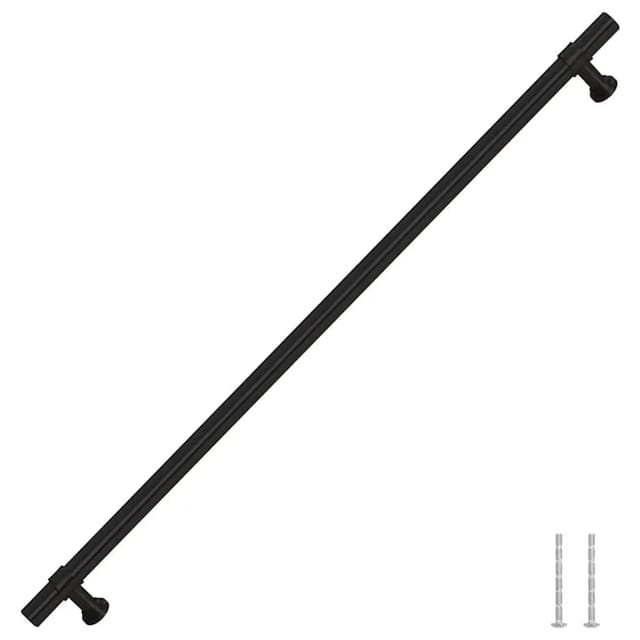 vidaXL Möbelgriffe 5 Stk Schwarz 320 mm Edelstahl 155426
