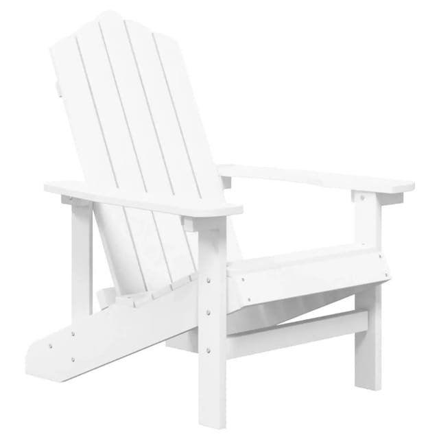 vidaXL Adirondack-Gartenstuhl HDPE Weiß 318637