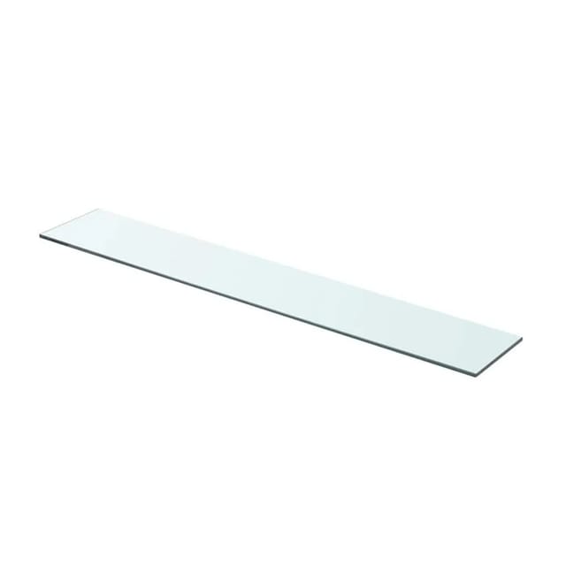 vidaXL Regalboden Glas Transparent 80x12 cm 243832