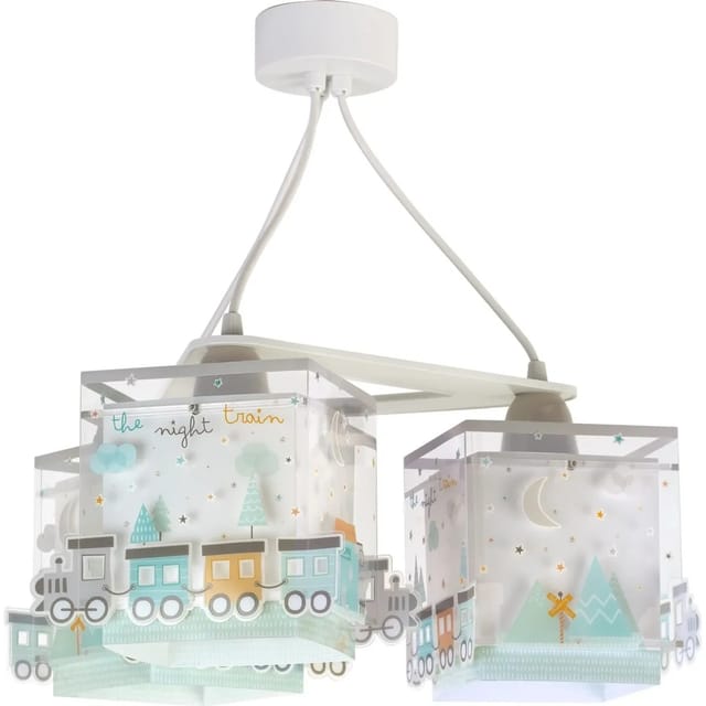 Dalber KinderDeckenlampe 3 Lichter Zug
