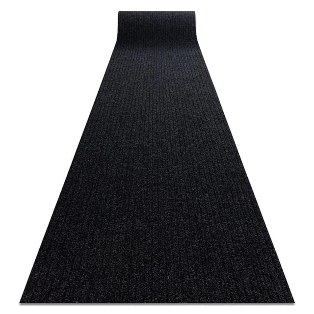 RugsX Türmatte Rutschfest Anthrazit 100cm 500cm