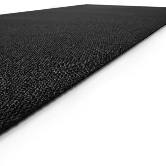 Floordirekt Schmutzfangmatte Hong Kong Extra Robust Rutschfest Schwarz 120 x 450 cm