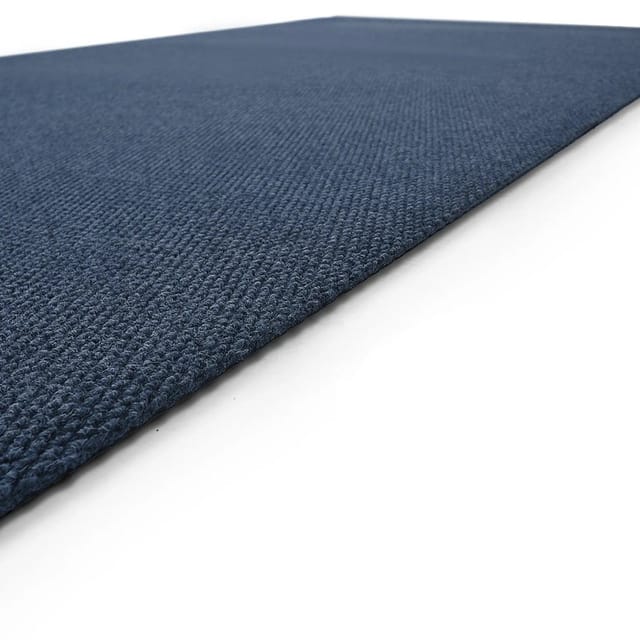 Floordirekt Schmutzfangmatte Hong Kong Extra Robust Rutschfest Blau 80 x 700 cm