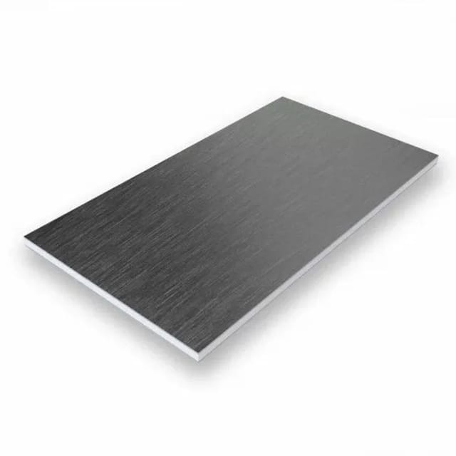 Aluverbund24 Aluverbund-Fassadenplatte Zink-Optik/Zink-4mm/0,5mm 1500x3200mm