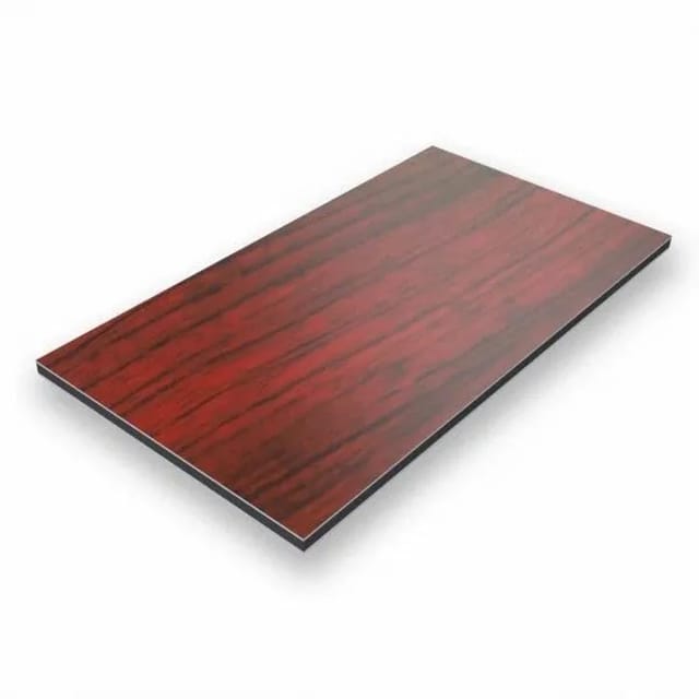Aluverbund24 Aluverbund-Fassadenplatte Mahagoni/87400-4mm/0,5mm 1250x3200mm