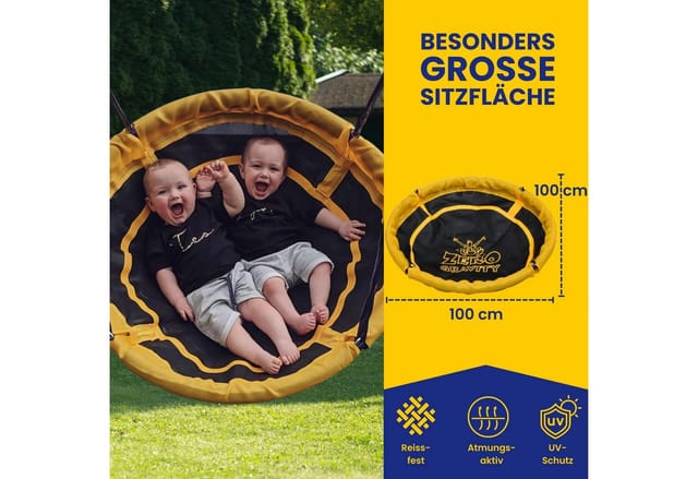 Zero Gravity Gartenschaukel SPACE SHUTTLE mit Stabilem und Korrosionsbeständigem Metallrahmen