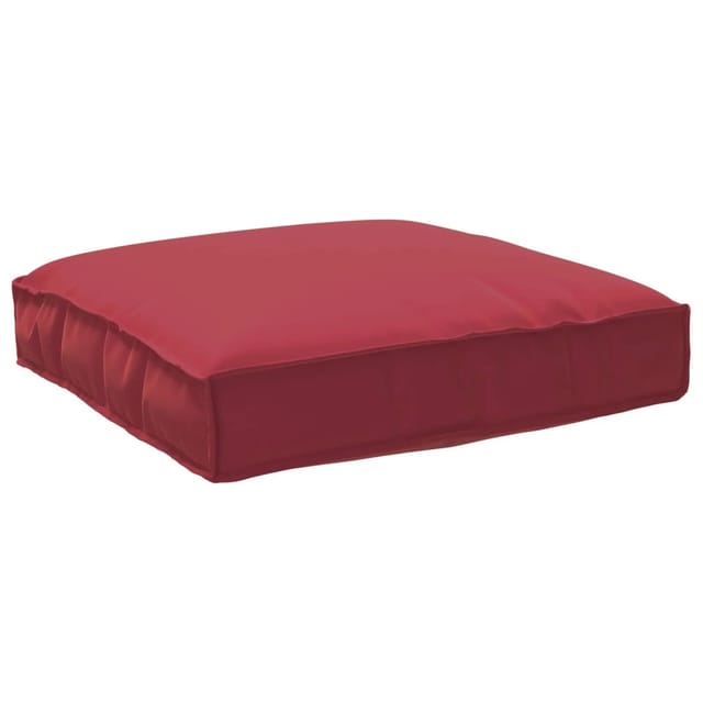 vidaXL Kissen Weinrot 80 x 80 x 12 cm Oxford-Stoff 42001514