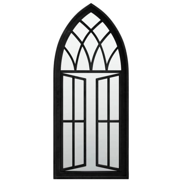 vidaXL Spiegel Schwarz 70x30 cm Eisen für Innenbereich 3093534