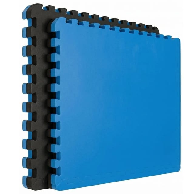 eyepower Fitnessmatte 90 x 90 x 2.5 cm 3er Set Schwarz