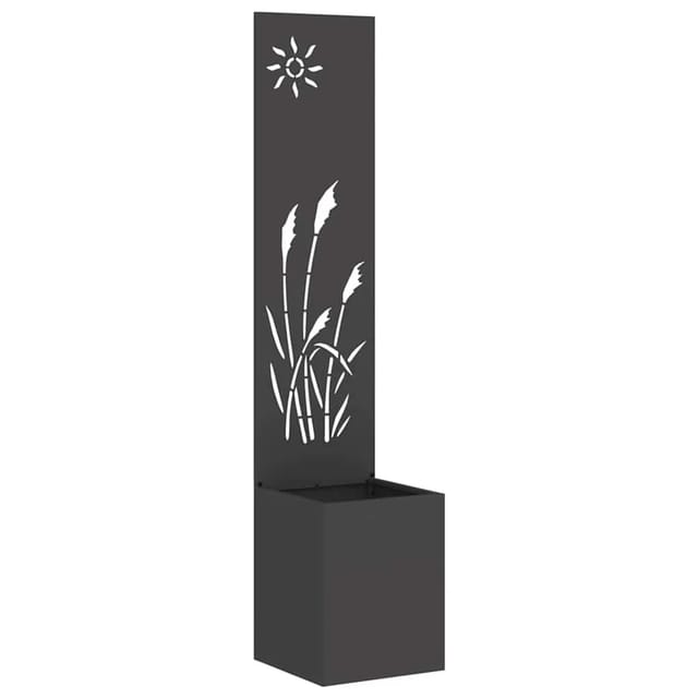 vidaXL Garten Sichtschutz-Leinwand Schwarz 32 x 140 cm 876357