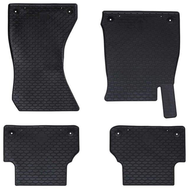 vidaXL Autofußmatte 4-Tlg Schwarz Geeignet für Audi A4 B9 2015-2024 42029081