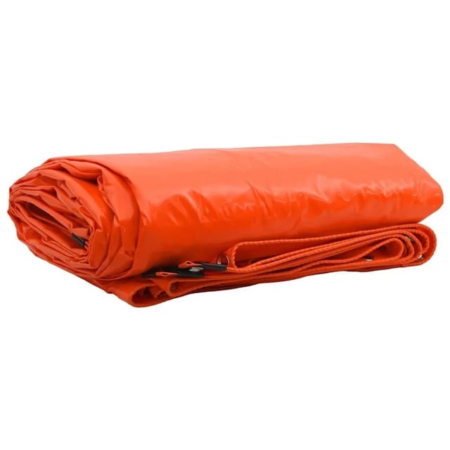 vidaXL Plane 650g / m² Orange 3 x 5 m Canvas mit PVC-Beschichtung 42017780