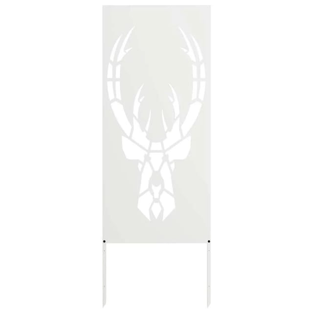 vidaXL Garten Sichtschutz-Leinwand Tiermuster Weiß 50 x 140 cm 876330