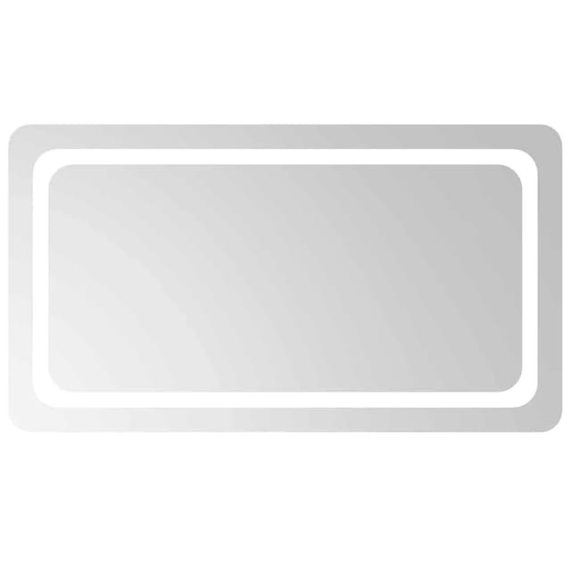 vidaXL LED-Badspiegel 90x50 cm 151789