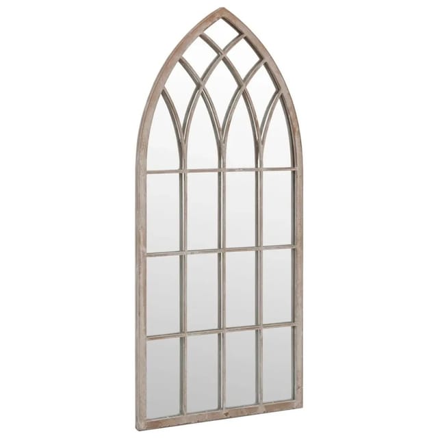 vidaXL Gartenspiegel Sand 100x45 cm Eisen 318341