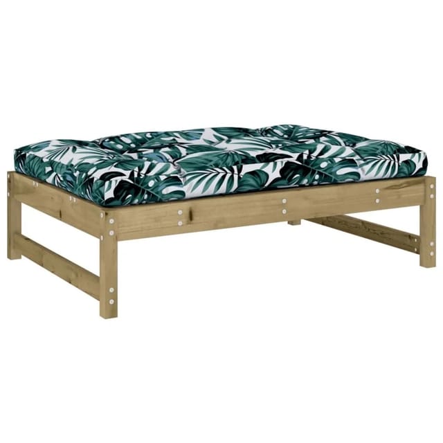 vidaXL Gartenhocker 120x80 cm Kiefernholz Imprägniert 825743