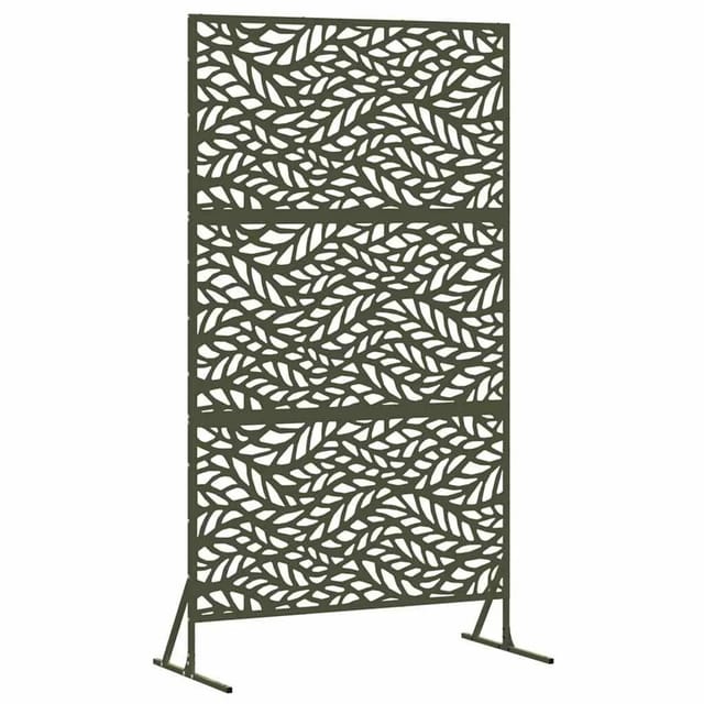 vidaXL Sichtschutz Oliv 100 x 50 x 180 cm Stahl 868559