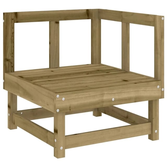 vidaXL Garten-Ecksofa Imprägniertes Kiefernholz 825372