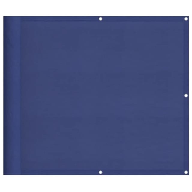 vidaXL Balkon-Sichtschutz Blau 90x1000 cm 100 % Polyester-Oxford 4000286