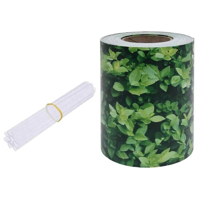 vidaXL Garten-Sichtschutz PVC 70x0,19 m Grün 147850