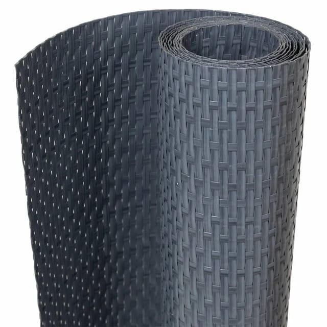 vidaXL Balkon-Sichtschutz Anthrazit 400x90 cm Poly Rattan 156239