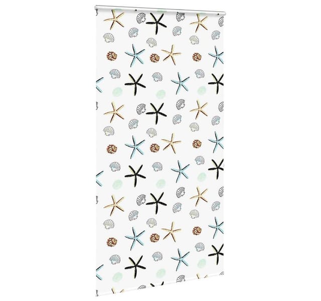 vidaXL Duschrollo mit Kassette 130x240 cm Stoffbreite 126 cm 4015026