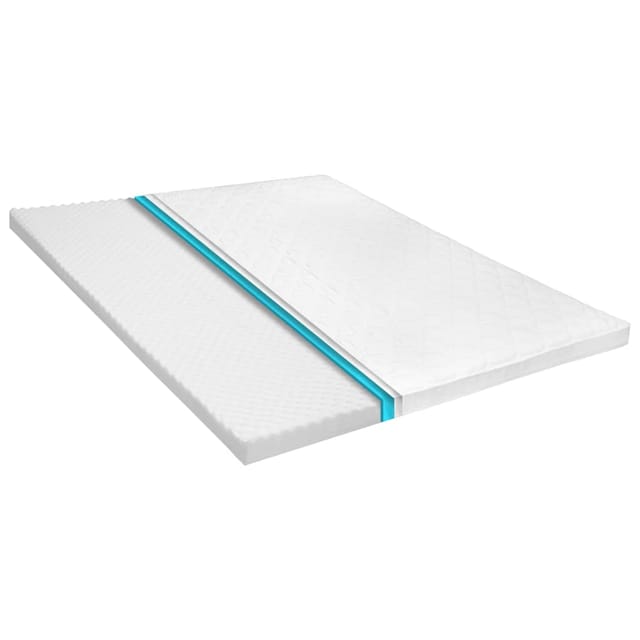 vidaXL Matratzenauflage 140 x 200 cm Kaltschaum Ei-Profil 6 cm 282772