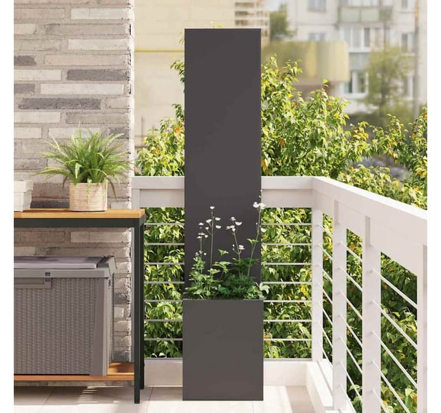 vidaXL Garten Sichtschutz-Leinwand Schwarz 32 x 32 x 150 cm 876371