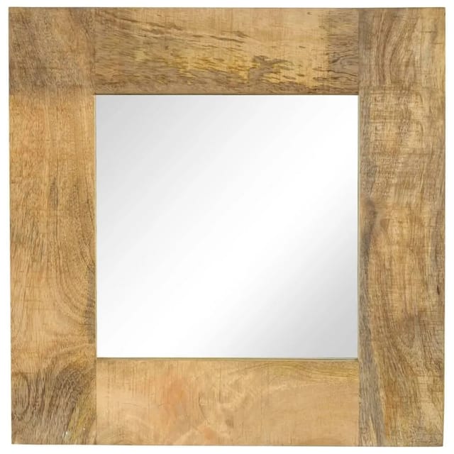 vidaXL Spiegel Mangoholz Massiv 50 x 50 cm 246301
