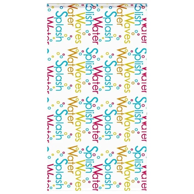 vidaXL Duschrollo mit Kassette 130x240 cm Stoffbreite 126 cm 4015037