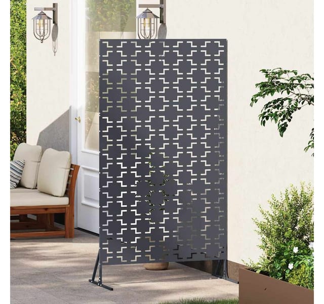 vidaXL Sichtschutz Anthrazit 100 x 50 x 180 cm Stahl 868579