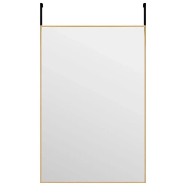 vidaXL Türspiegel Golden 40x60 cm Glas und Aluminium 327415