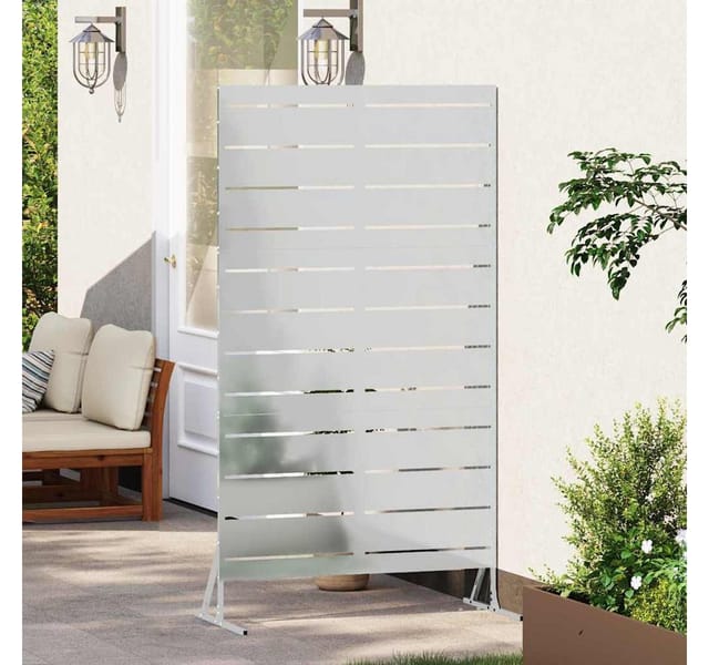 vidaXL Sichtschutz Grau 100 x 50 x 180 cm Stahl 868568