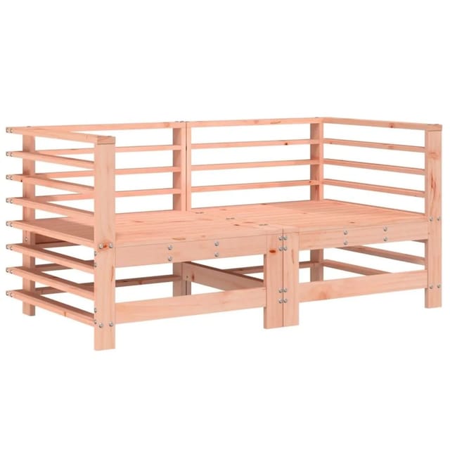vidaXL Garten-Ecksofas 2 Stk Massivholz Douglasie 825637