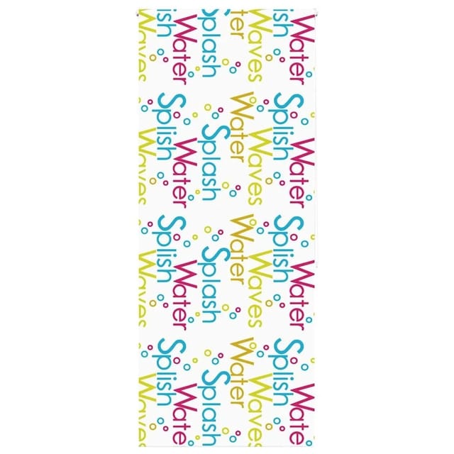 vidaXL Duschrollo 110x240 cm Stoffbreite 106 cm 4014914
