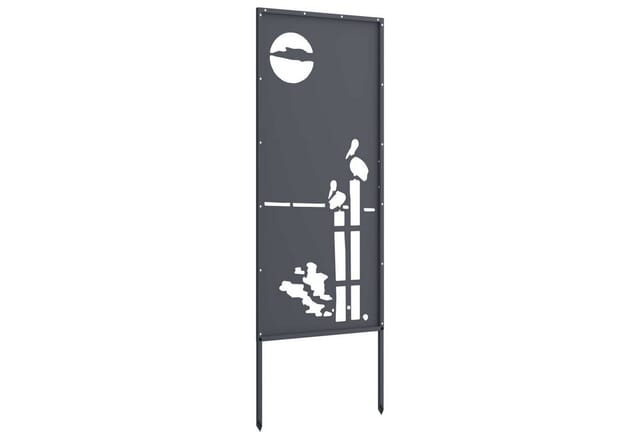 vidaXL Garten Sichtschutz-Leinwand Anthrazit 50 x 140 cm 876317