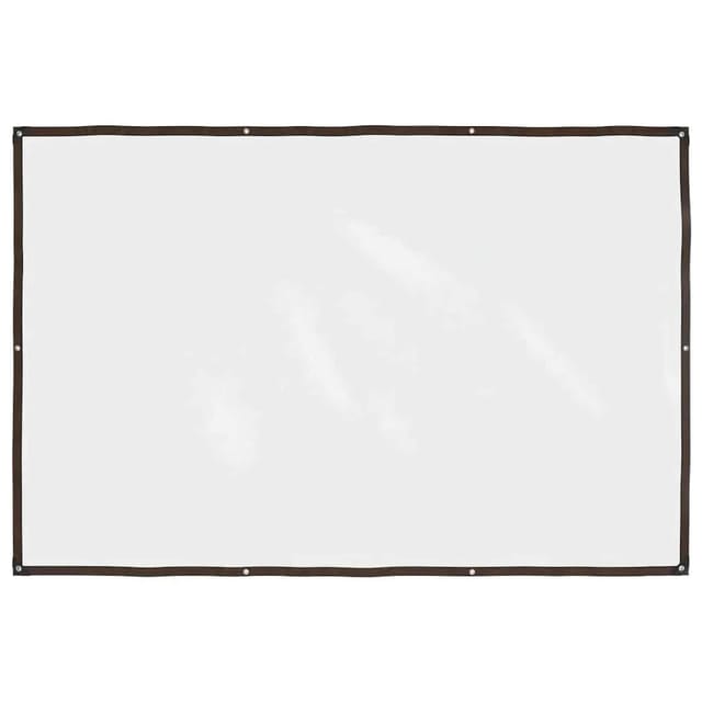 vidaXL Transparente Plane mit Ösen 2x3 m Polyethylen 4018548