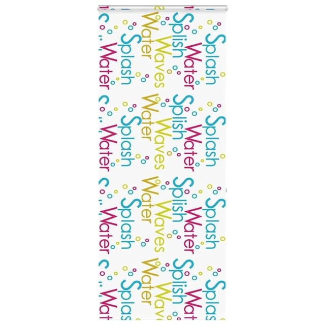 vidaXL Duschrollo mit Kassette 110x240 cm Stoffbreite 106 cm 4015035