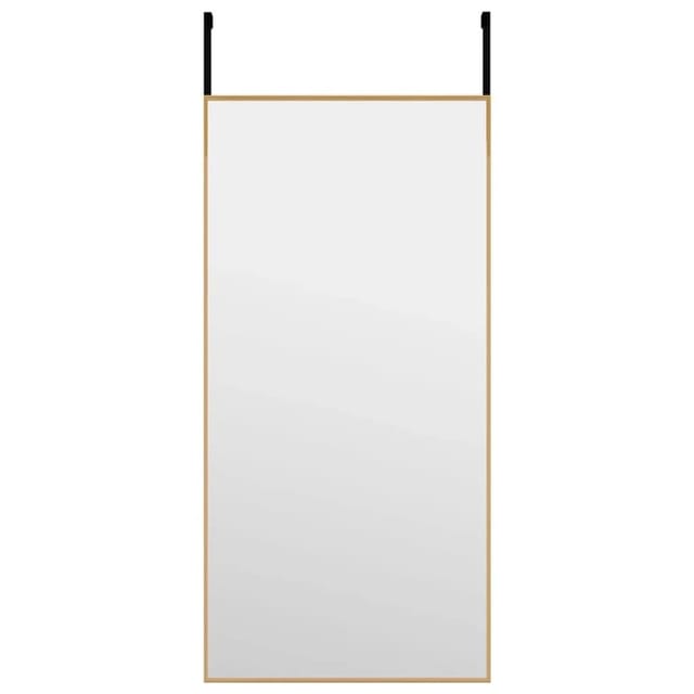 vidaXL Türspiegel Golden 30x60 cm Glas und Aluminium 327412