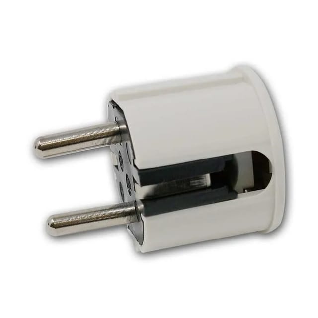world-trading-net Winkel-Stecker Weiß mit Schutzkontakt 250V 16A