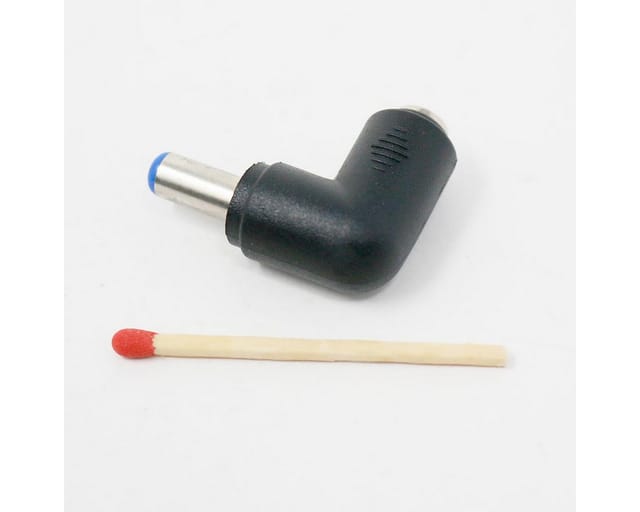 world-trading-net DC Eck-Adapter 21mm Stecker zu 21mm Buchse 90°