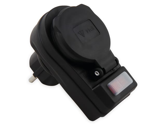 McPower Steckdosen-Schalter für Außen IP44 3500W 230V