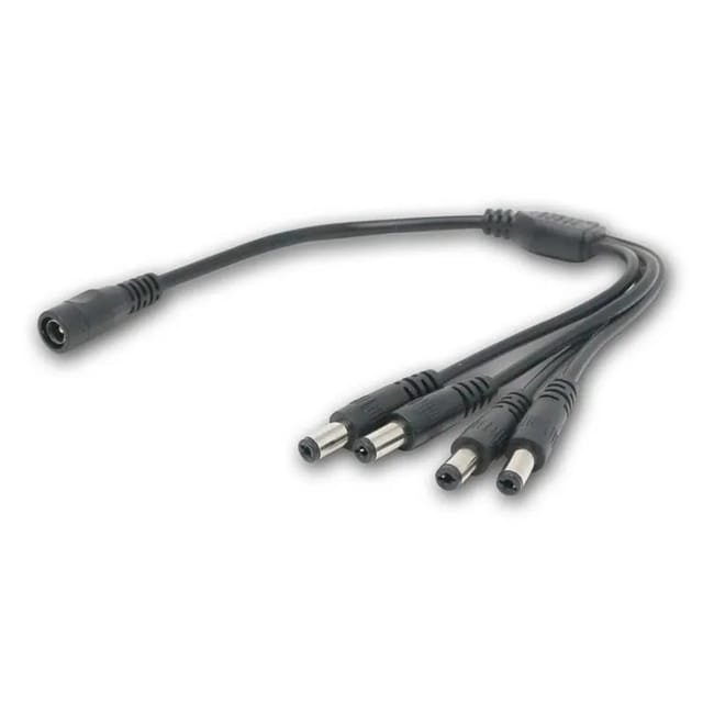 world-trading-net DC-Kabel Verteiler 4-fach 4x Stecker 55x25mm