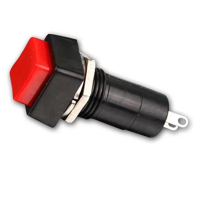 world-trading-net Drucktaster 4-eckig Rot 18x40mm 250V 1A Öffner