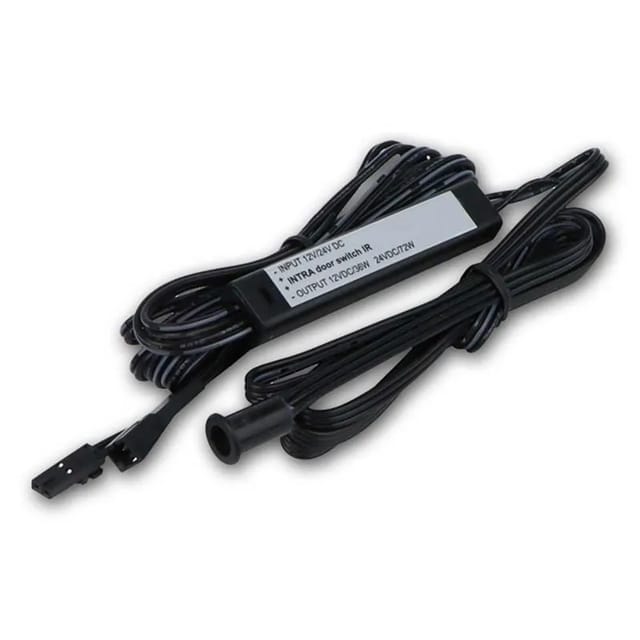 world-trading-net Micro-IR-Möbelschalter 1 Sensor 12 24V DC 3A Schwarz
