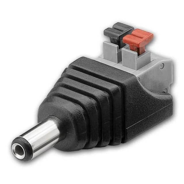 world-trading-net DC-Stecker 55x21mm Kabelklemmen Terminal-Block