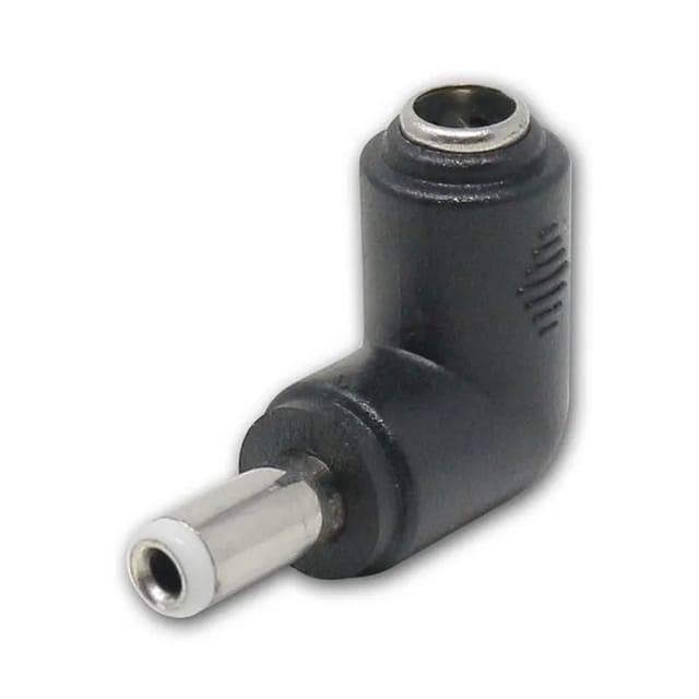 world-trading-net DC Eck-Adapter 25mm Stecker zu 21mm Buchse 90°