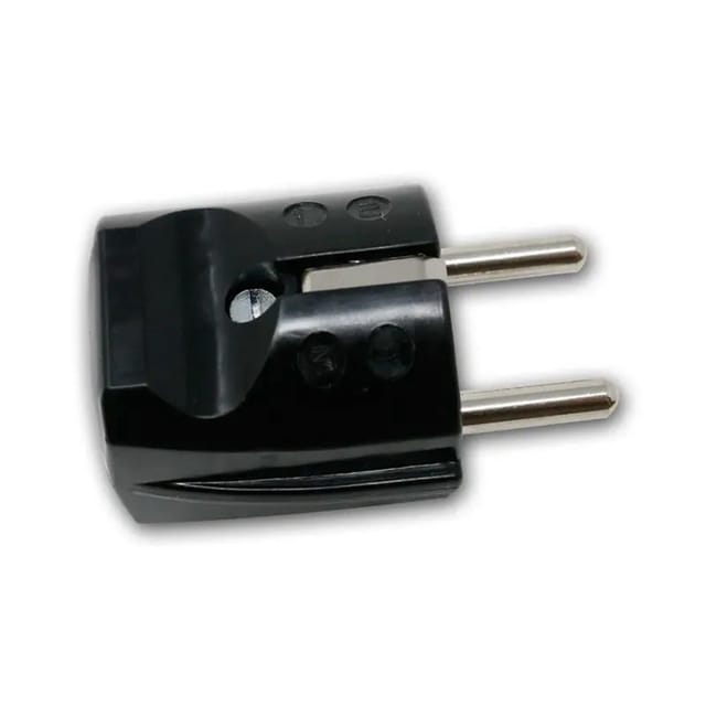 world-trading-net Standard Stecker Schwarz Schutzkontakt 250V 16A